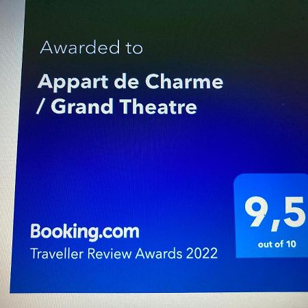 Appart De Charme / Grand Theatre Бордо Екстериор снимка