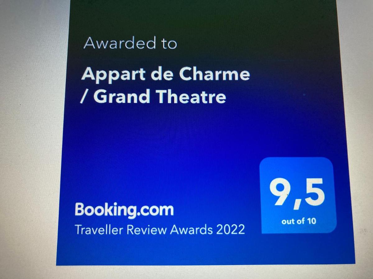Appart De Charme / Grand Theatre Бордо Екстериор снимка